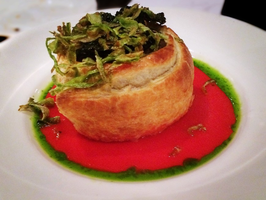 Yes, the sauce really is that neon red color. Yes, this is as good as it looks.